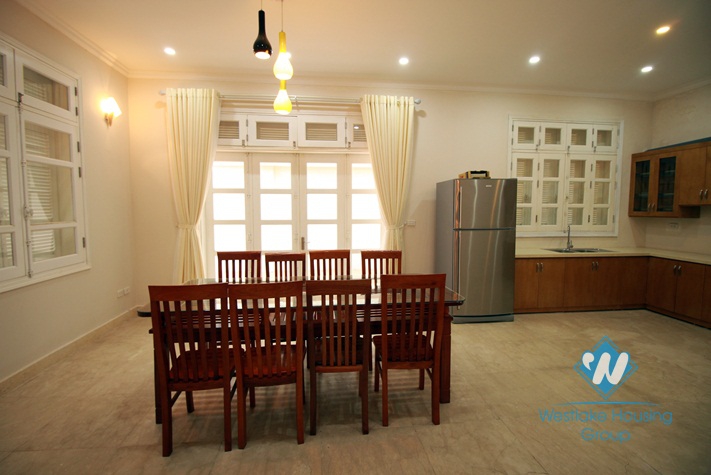 Newly renovated house with back yard and garage for rent in Ciputra Ha Noi